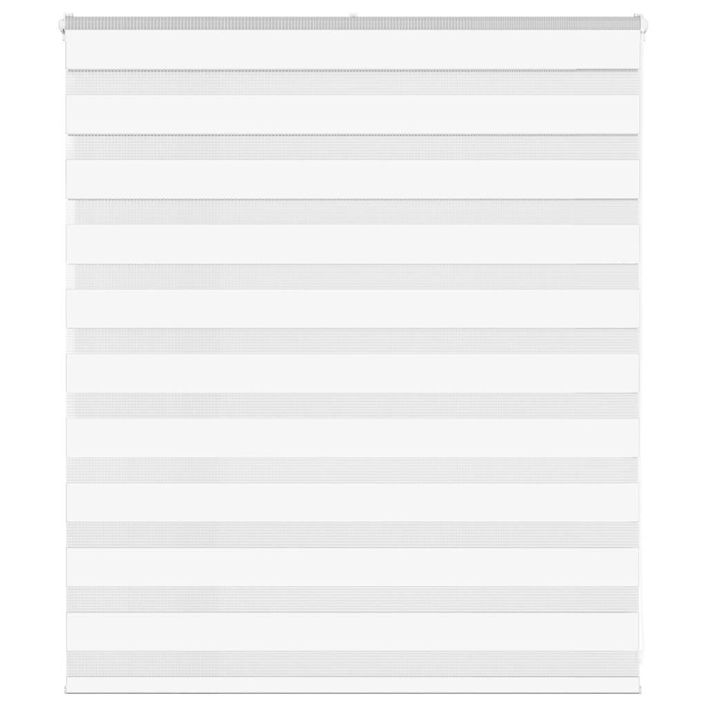 Vidaxl zebra blind 120x100 cm stofbreedte 115,9 cm polyester wit
