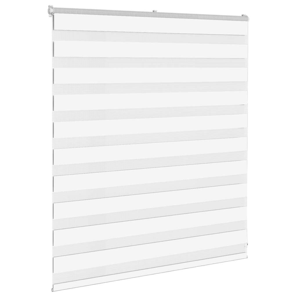 Vidaxl zebra blind 120x100 cm stofbreedte 115,9 cm polyester wit