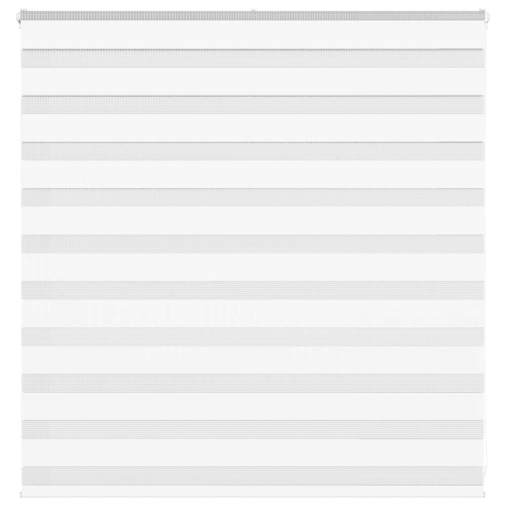 Vidaxl zebra blind 140x100 cm stofbreedte 135,9 cm polyester wit