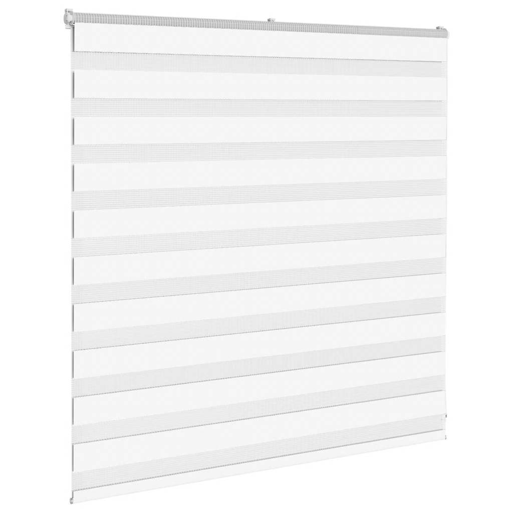 Vidaxl zebra blind 145x100 cm stofbreedte 140,9 cm polyester wit