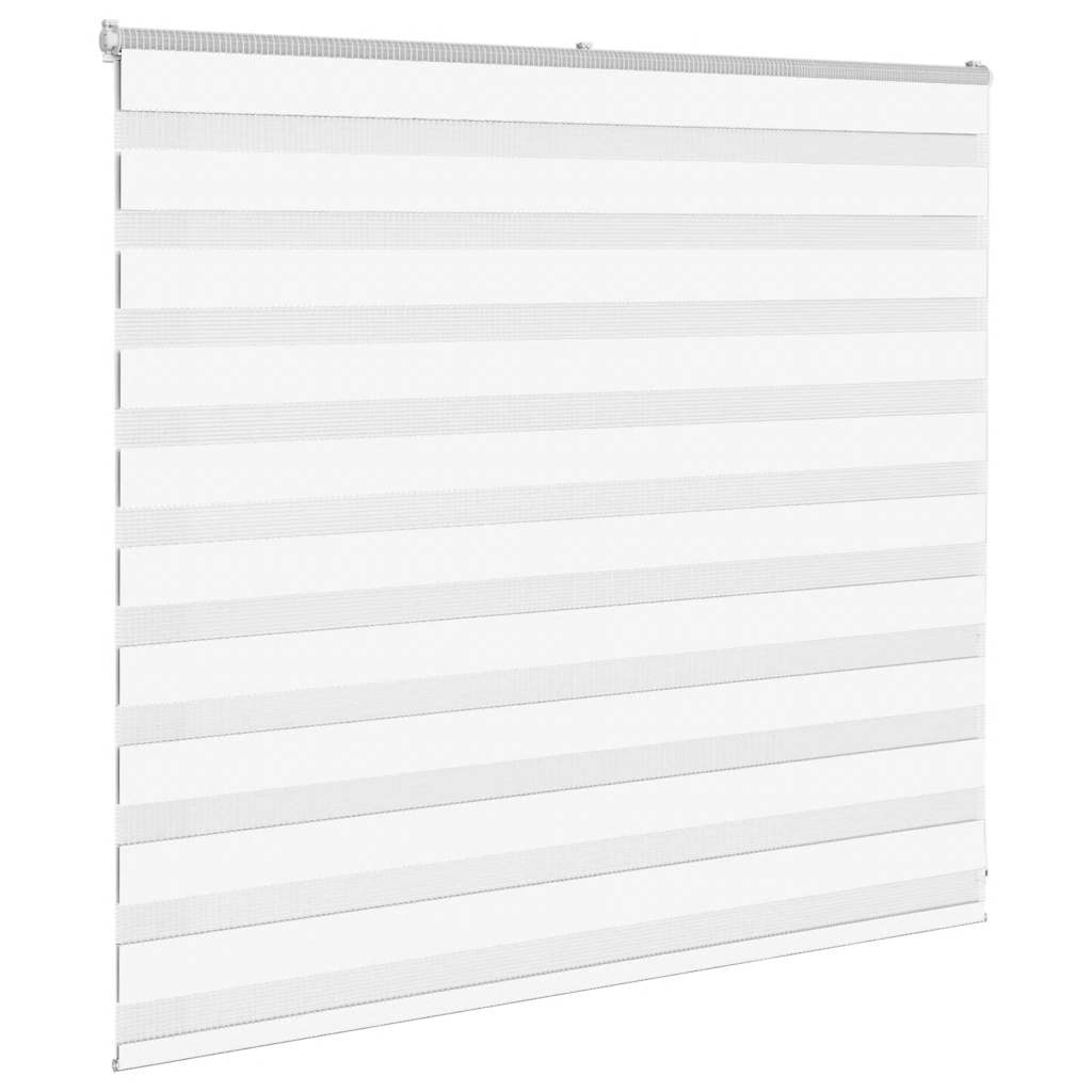 Vidaxl zebra blind 165x100 cm stofbreedte 160,9 cm polyester wit