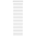Vidaxl zebra rolgordijn 45x150 cm stofbreedte 40,9 cm polyester wit