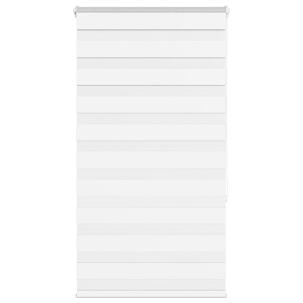 VidaXL Zebra-Rollo 75 x 150 cm, Stoffbreite 70,9 cm, Polyester, weiß