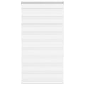 Vidaxl zebra rolgordijn 75x150 cm stofbreedte 70,9 cm polyester wit