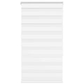 Vidaxl zebra rolgordijn 80x150 cm stofbreedte 75,9 cm polyester wit