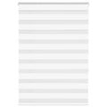 Vidaxl zebra rolgordijn 95x150 cm stofbreedte 90,9 cm polyester wit