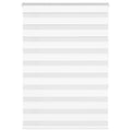 Vidaxl zebra rolgordijn 100x150 cm stofbreedte 95,9 cm polyester wit