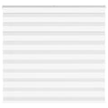Vidaxl zebra rolgordijn 155x150 cm stofbreedte 150,9cm polyester wit