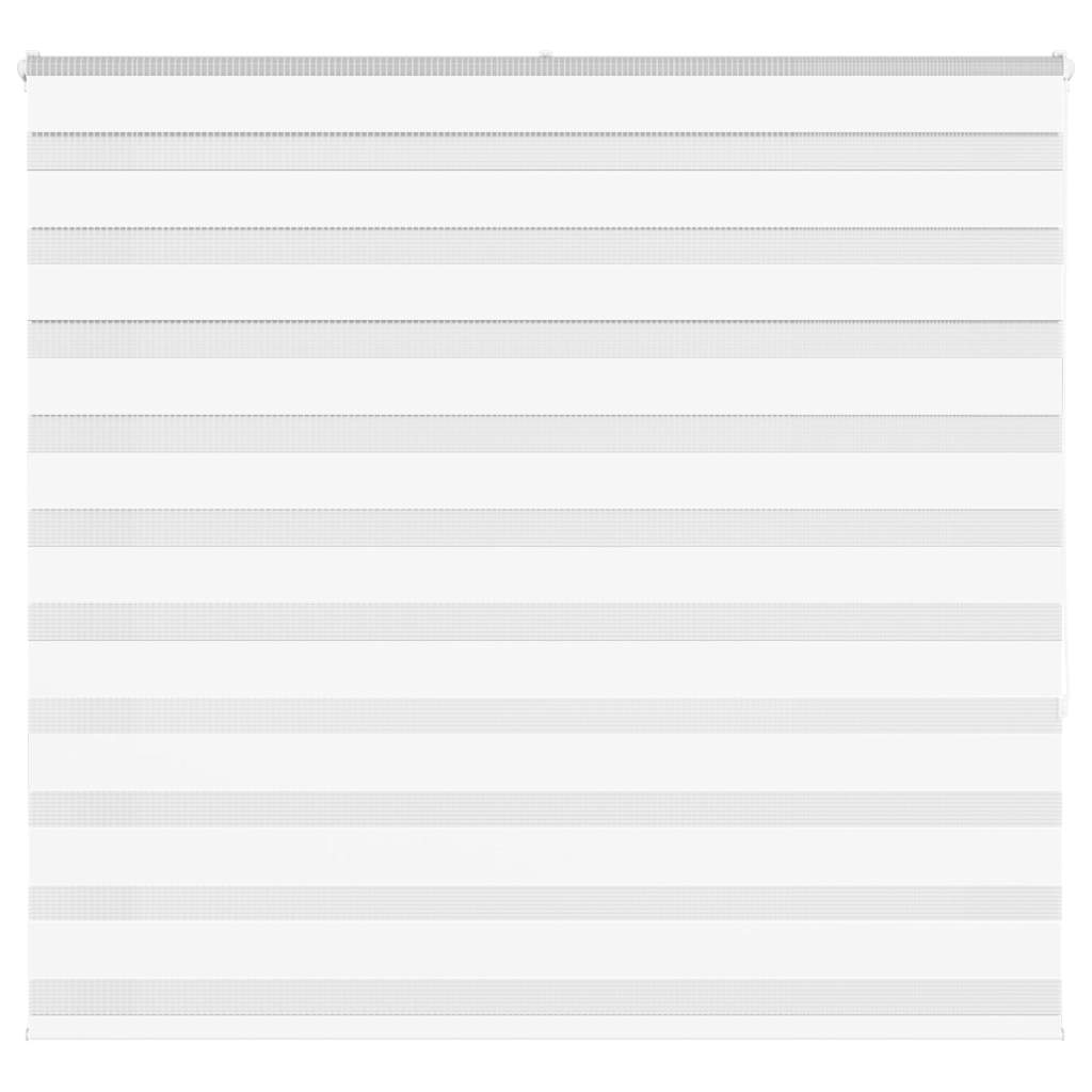 VidaXL Zebra-Rollo, 155 x 150 cm, Stoffbreite 150,9 cm, Polyester, weiß