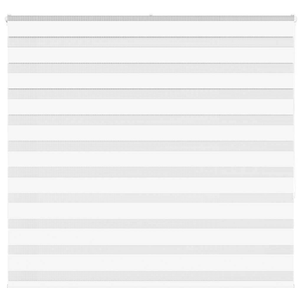 VidaXL Zebra-Rollo, 160 x 150 cm, Stoffbreite 155,9 cm, Polyester, weiß