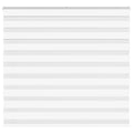 Vidaxl zebra rolgordijn 160x150 cm stofbreedte 155,9cm polyester wit