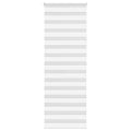 Vidaxl zebra rolgordijn 70x200 cm stofbreedte 65,9 cm polyester wit