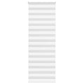 Vidaxl zebra rolgordijn 75x200 cm stofbreedte 70,9 cm polyester wit