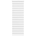 Vidaxl zebra rolgordijn 90x200 cm stofbreedte 85,9 cm polyester wit