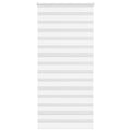 Vidaxl zebra rolgordijn 95x200 cm stofbreedte 90,9 cm polyester wit