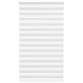 Vidaxl zebra rolgordijn 120x200 cm stofbreedte 115,9cm polyester wit