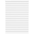 Vidaxl zebra rolgordijn 160x200 cm stofbreedte 155,9cm polyester wit