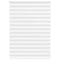 Vidaxl zebra rolgordijn 165x200 cm stofbreedte 160,9cm polyester wit