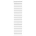 Vidaxl zebra rolgordijn 55x230 cm stofbreedte 50,9 cm polyester wit