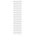 Vidaxl zebra rolgordijn 60x230 cm stofbreedte 55,9 cm polyester wit