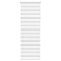 Vidaxl zebra rolgordijn 70x230 cm stofbreedte 65,9 cm polyester wit