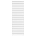 Vidaxl zebra rolgordijn 75x230 cm stofbreedte 70,9 cm polyester wit