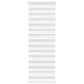 Vidaxl zebra rolgordijn 80x230 cm stofbreedte 75,9 cm polyester wit