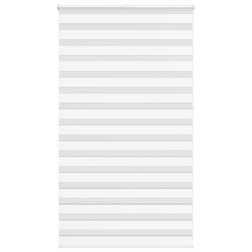 VidaXL Zebra-Rollo, 135 x 230 cm, Stoffbreite 130,9 cm, Polyester, weiß