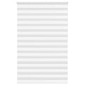 Vidaxl zebra rolgordijn 145x230 cm stofbreedte 140,9cm polyester wit