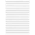 Vidaxl zebra rolgordijn 160x230 cm stofbreedte 155,9cm polyester wit