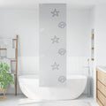 Vidaxl doucherolgordijn 70x240 cm stofbreedte 66 cm