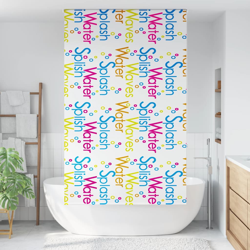 Vidaxl doucherolgordijn 140x240 cm stofbreedte 136 cm