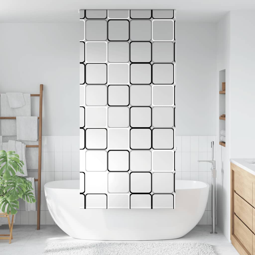 VidaXL Duschrollo 110 x 240 cm, Stoffbreite 106 cm