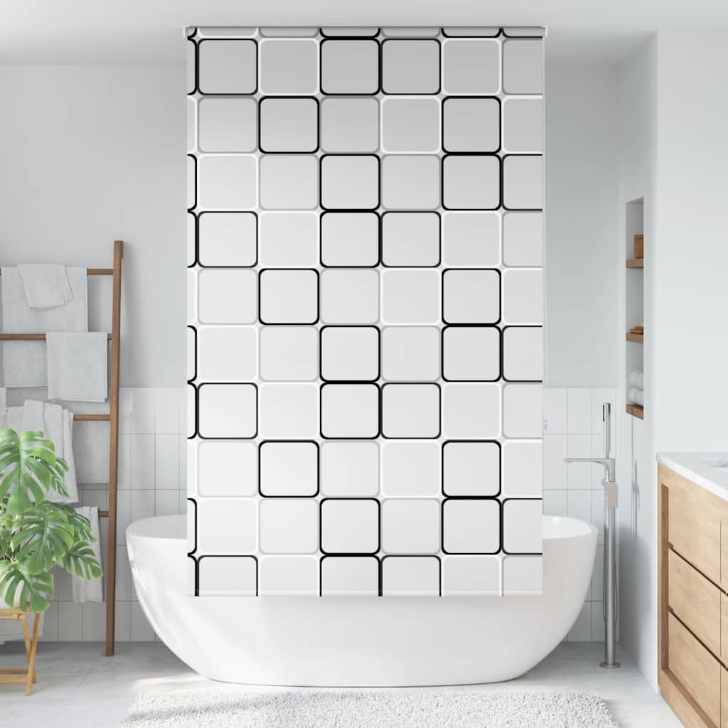 VidaXL Duschrollo 130 x 240 cm, Stoffbreite 126 cm