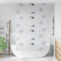 Vidaxl doucherolgordijn met cassette 120x240 cm stofbreedte 116 cm