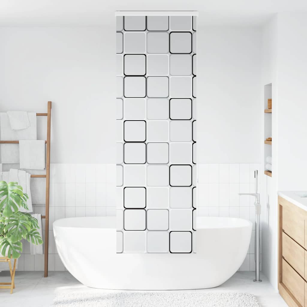 Vidaxl doucherolgordijn met cassette 60x240 cm stofbreedte 56 cm