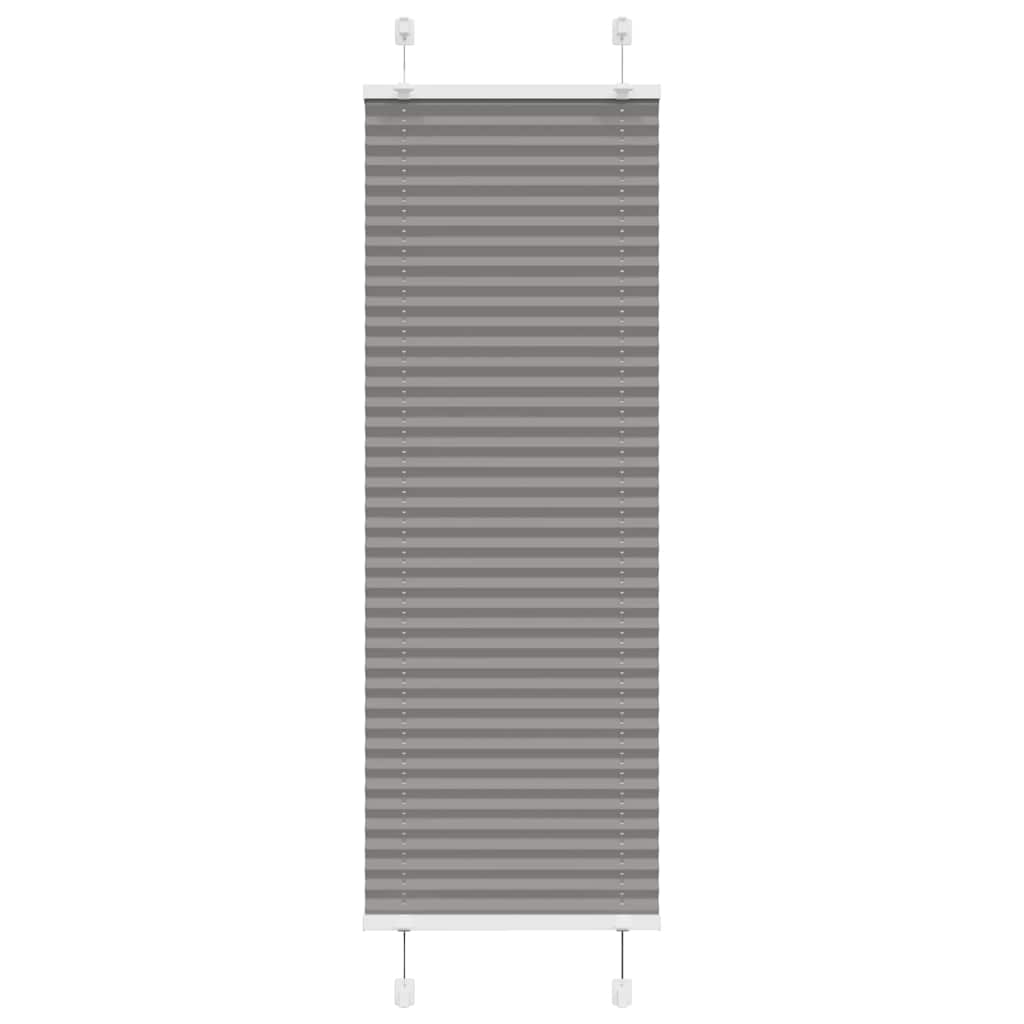 VidaXL Plissee-Rollo 40 x 100 cm, Stoffbreite 39,4 cm, Anthrazit