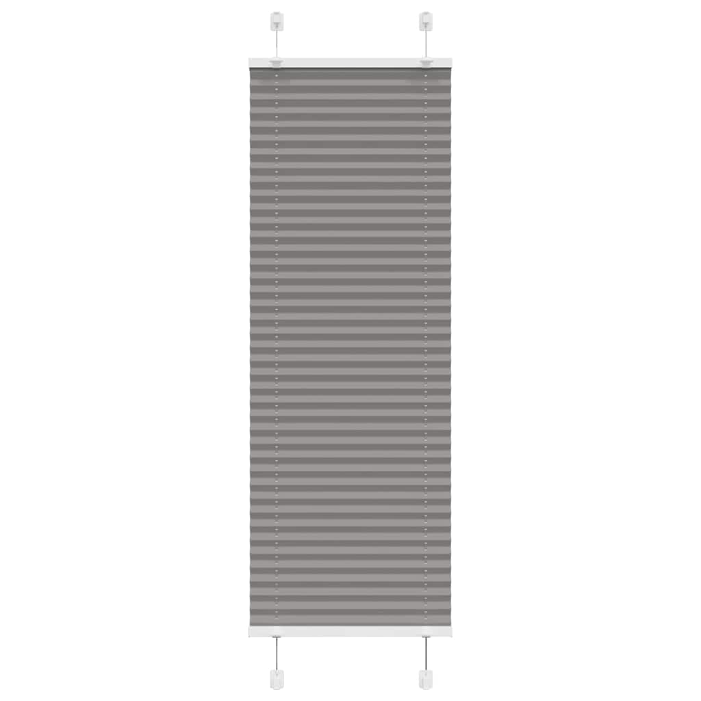 VidaXL Plissee-Rollo 50 x 100 cm, Stoffbreite 49,4 cm, Anthrazit
