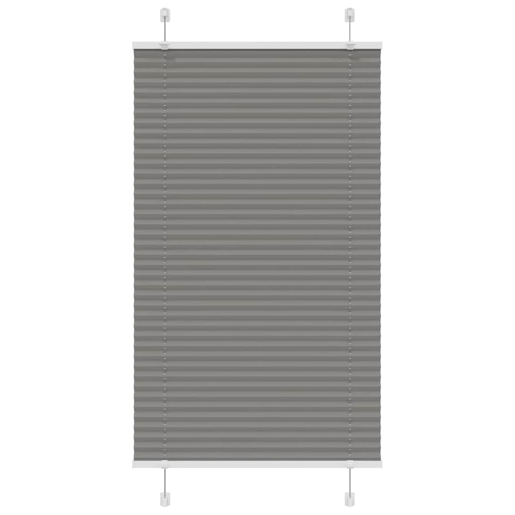 Vidaxl plissé rolgordijn 70x100 cm stofbreedte 69,4 cm antraciet