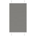 Vidaxl plissé rolgordijn 75x150 cm stofbreedte 74,4 cm antraciet