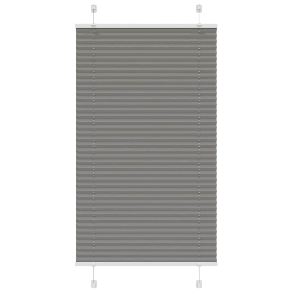 Vidaxl plissé rolgordijn 80x150 cm stofbreedte 79,4 cm antraciet