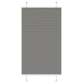 Vidaxl plissé rolgordijn 80x150 cm stofbreedte 79,4 cm antraciet