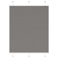 Vidaxl plissé rolgordijn 110x150 cm stofbreedte 109,4 cm antraciet