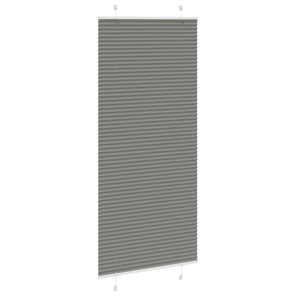 Vidaxl plissé rolgordijn 100x200 cm stofbreedte 99,4 cm antraciet