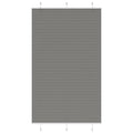 Vidaxl plissé rolgordijn 115x200 cm stofbreedte 114,4 cm antraciet