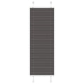 Vidaxl plissé rolgordijn 45x100 cm stofbreedte 44,4 cm polyester zwart