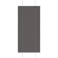 Vidaxl plissé rolgordijn 55x100 cm stofbreedte 54,4 cm polyester zwart