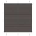 Vidaxl plissé rolgordijn 115x100cm stofbreedte 114,4cm polyester zwart