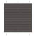 Vidaxl plissé rolgordijn 120x100cm stofbreedte 119,4cm polyester zwart