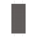 Vidaxl plissé rolgordijn 55x150 cm stofbreedte 54,4 cm polyester zwart
